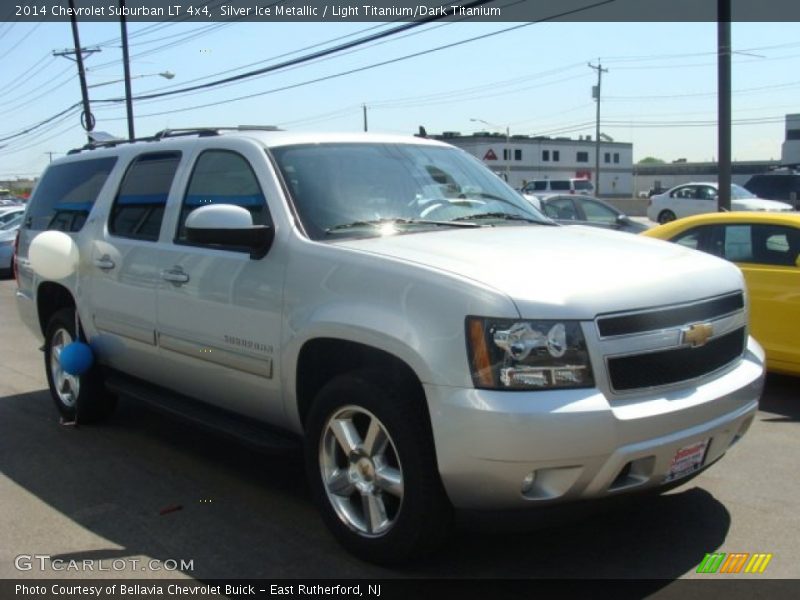 Silver Ice Metallic / Light Titanium/Dark Titanium 2014 Chevrolet Suburban LT 4x4