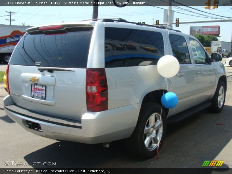 Silver Ice Metallic / Light Titanium/Dark Titanium 2014 Chevrolet Suburban LT 4x4