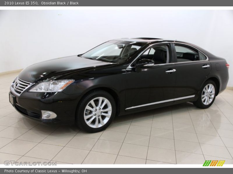 Obsidian Black / Black 2010 Lexus ES 350