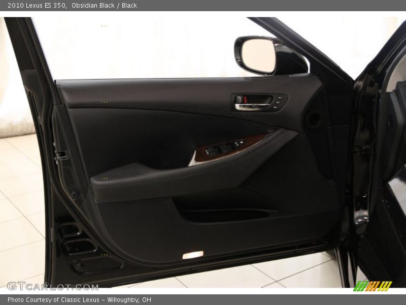 Obsidian Black / Black 2010 Lexus ES 350
