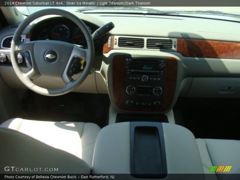 Silver Ice Metallic / Light Titanium/Dark Titanium 2014 Chevrolet Suburban LT 4x4
