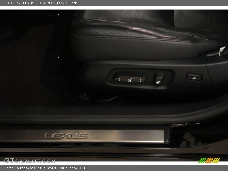 Obsidian Black / Black 2010 Lexus ES 350