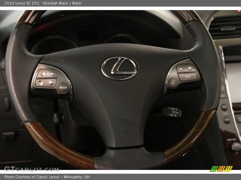 Obsidian Black / Black 2010 Lexus ES 350