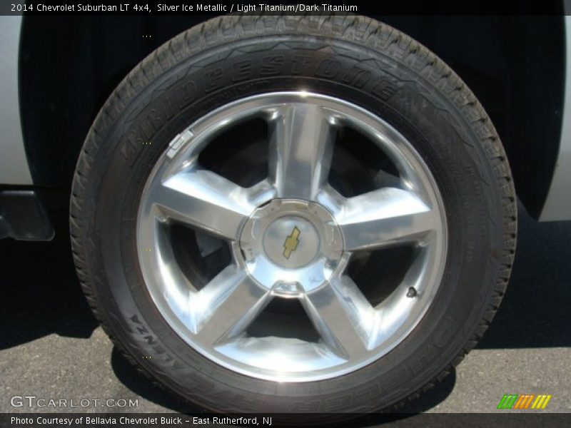 Silver Ice Metallic / Light Titanium/Dark Titanium 2014 Chevrolet Suburban LT 4x4