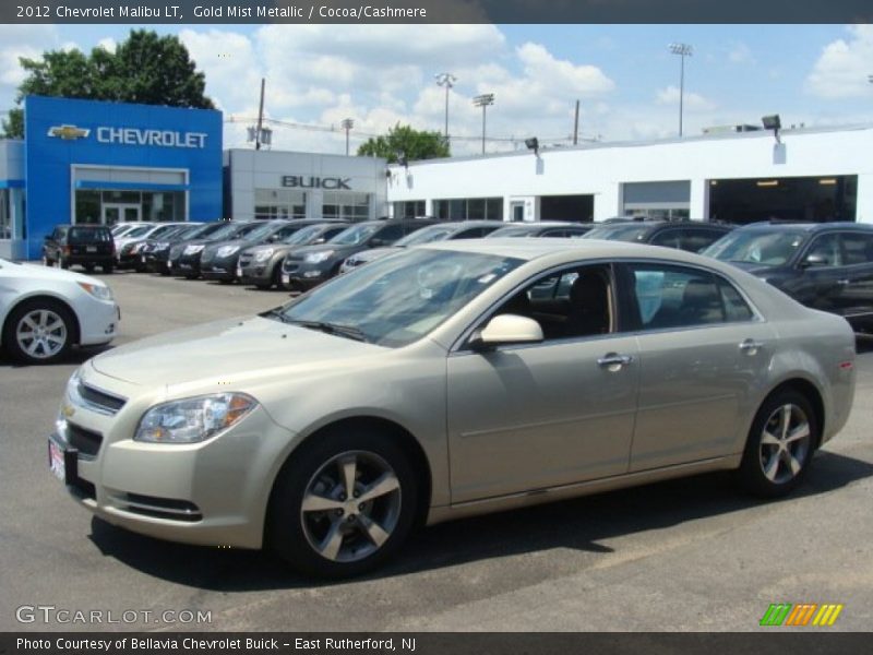 Gold Mist Metallic / Cocoa/Cashmere 2012 Chevrolet Malibu LT