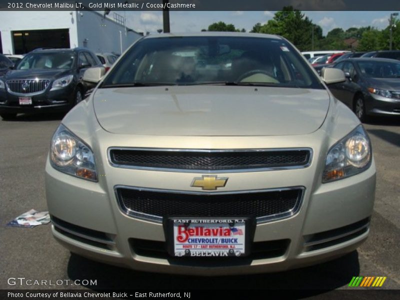 Gold Mist Metallic / Cocoa/Cashmere 2012 Chevrolet Malibu LT