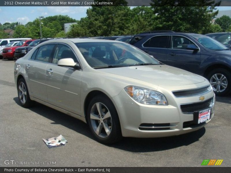 Gold Mist Metallic / Cocoa/Cashmere 2012 Chevrolet Malibu LT