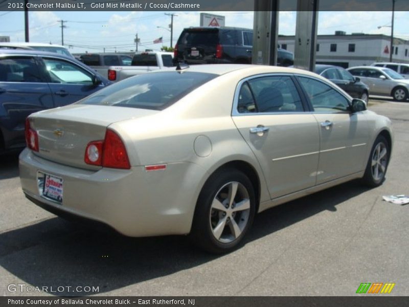 Gold Mist Metallic / Cocoa/Cashmere 2012 Chevrolet Malibu LT