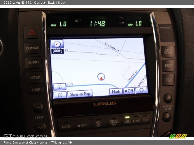 Obsidian Black / Black 2010 Lexus ES 350
