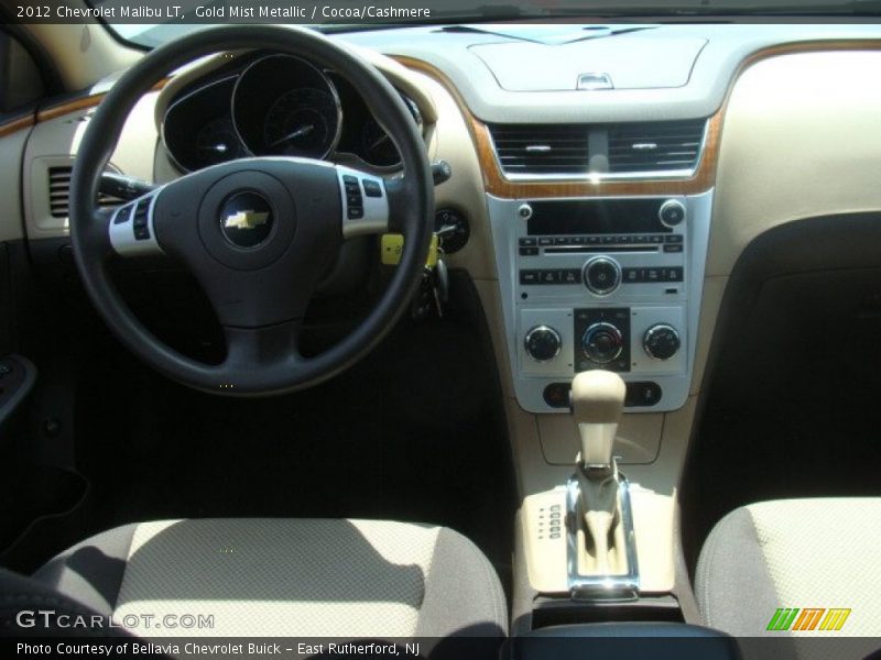 Gold Mist Metallic / Cocoa/Cashmere 2012 Chevrolet Malibu LT