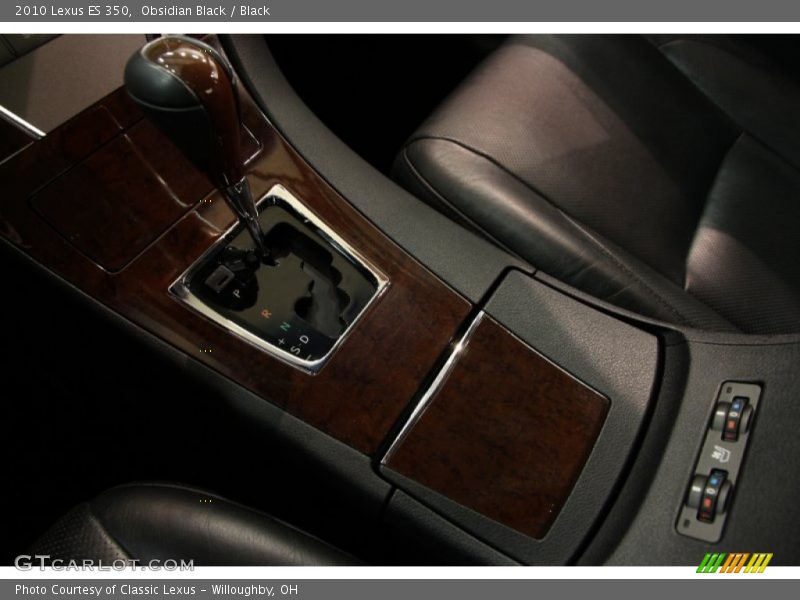 Obsidian Black / Black 2010 Lexus ES 350