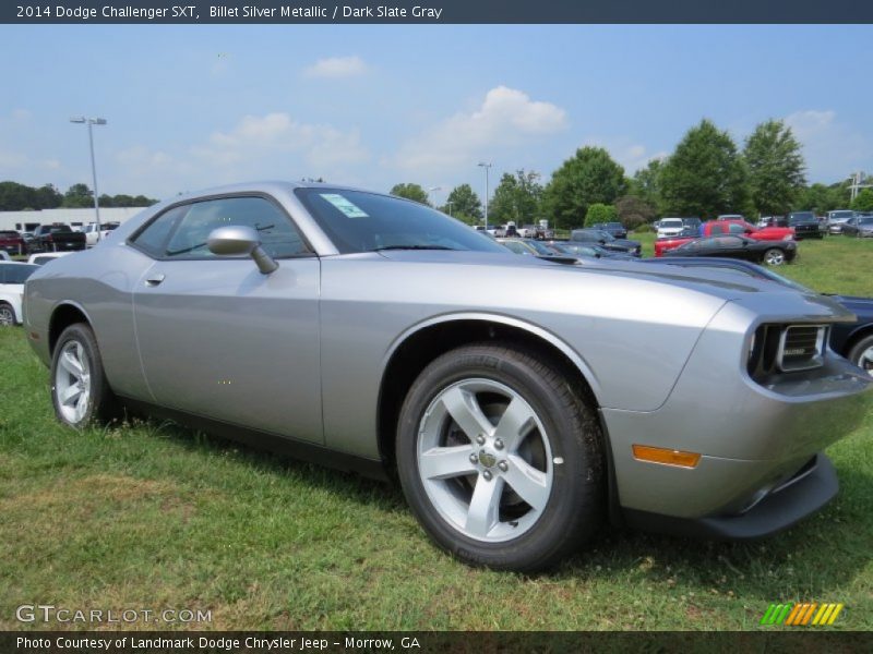 Billet Silver Metallic / Dark Slate Gray 2014 Dodge Challenger SXT