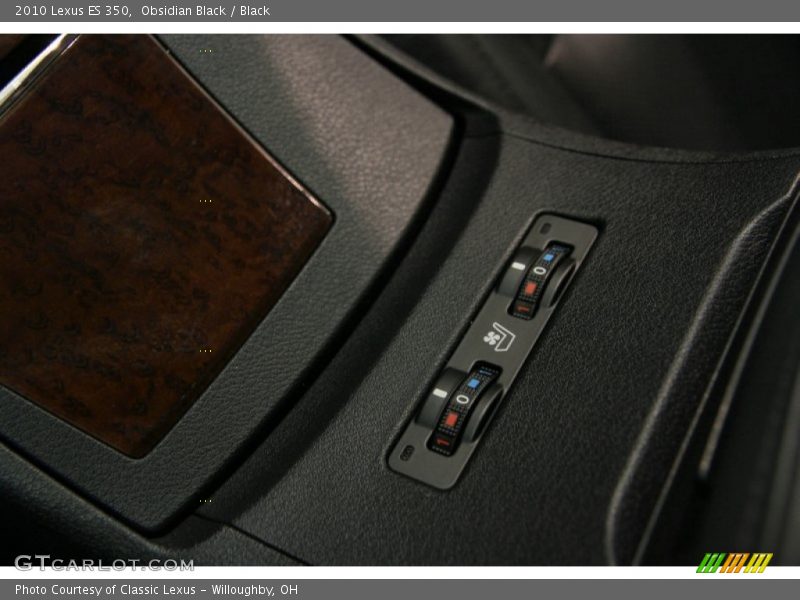 Obsidian Black / Black 2010 Lexus ES 350