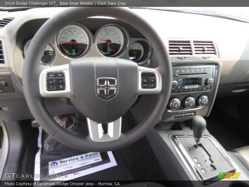 Billet Silver Metallic / Dark Slate Gray 2014 Dodge Challenger SXT