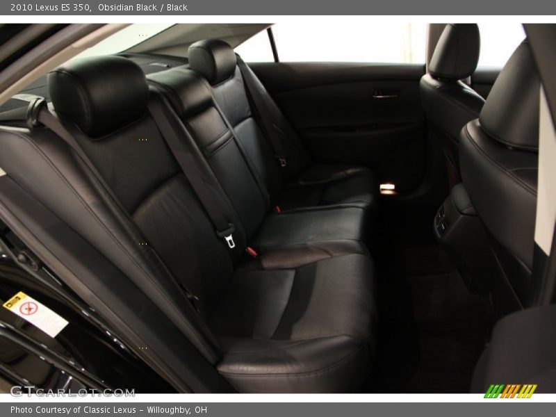 Obsidian Black / Black 2010 Lexus ES 350