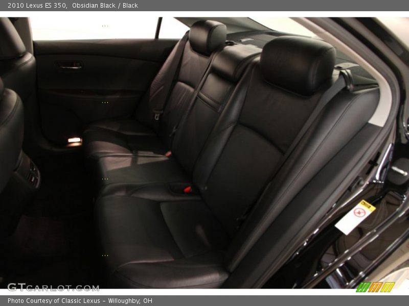 Obsidian Black / Black 2010 Lexus ES 350