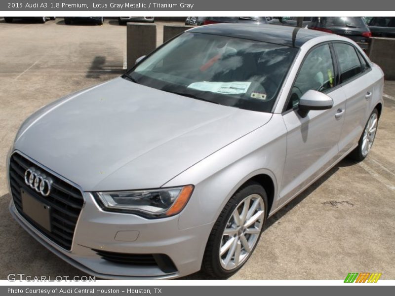 Lotus Gray Metallic / Titanium Gray 2015 Audi A3 1.8 Premium