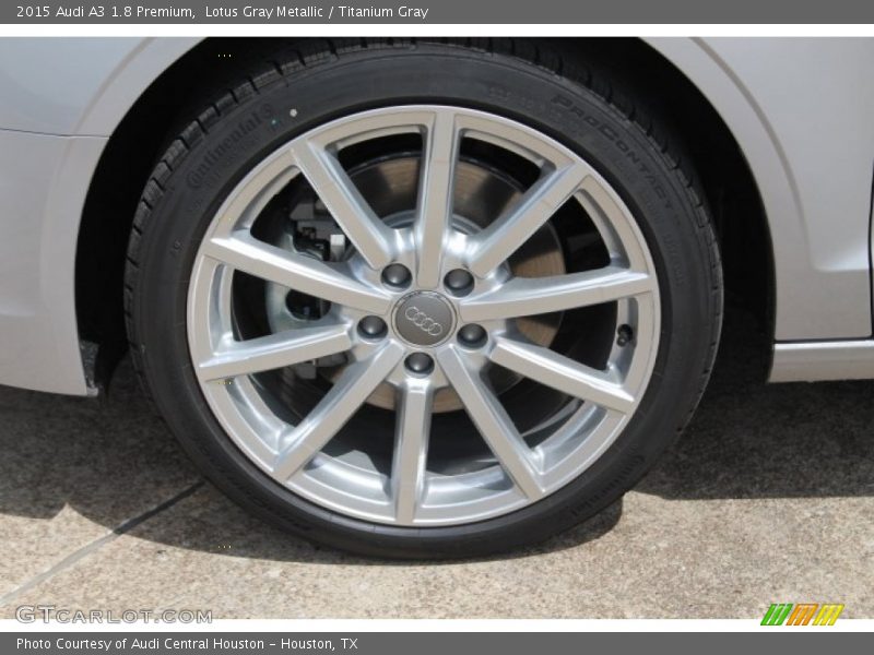 Lotus Gray Metallic / Titanium Gray 2015 Audi A3 1.8 Premium