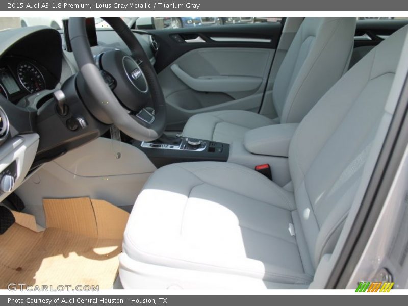 Lotus Gray Metallic / Titanium Gray 2015 Audi A3 1.8 Premium