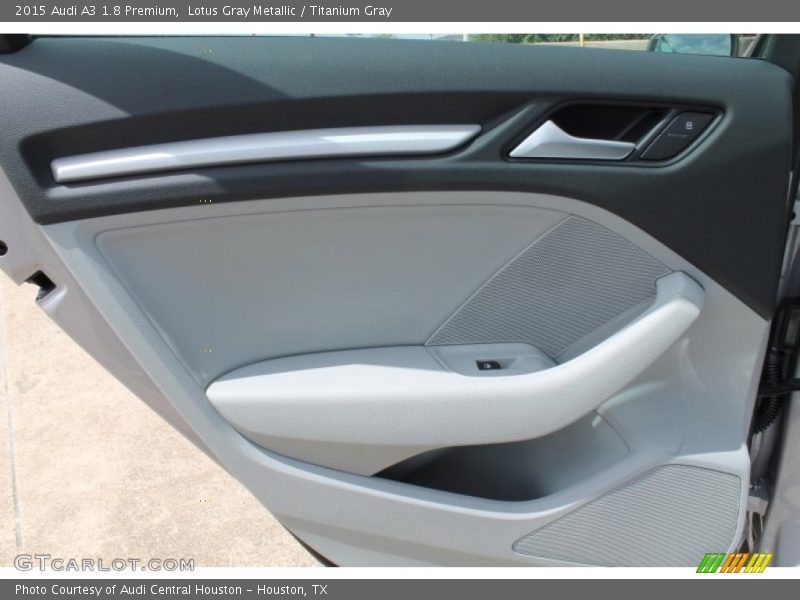 Lotus Gray Metallic / Titanium Gray 2015 Audi A3 1.8 Premium