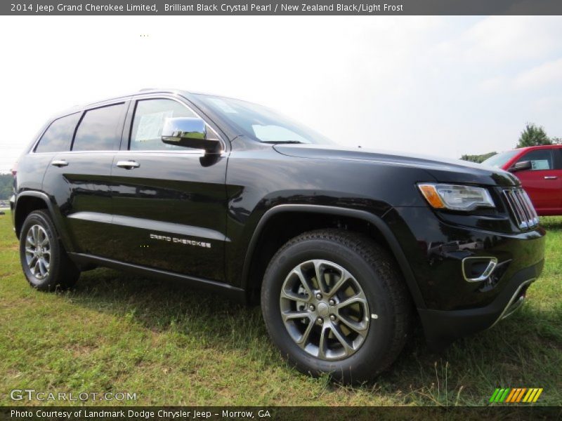 Brilliant Black Crystal Pearl / New Zealand Black/Light Frost 2014 Jeep Grand Cherokee Limited