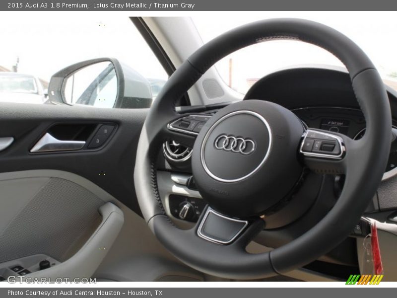 Lotus Gray Metallic / Titanium Gray 2015 Audi A3 1.8 Premium