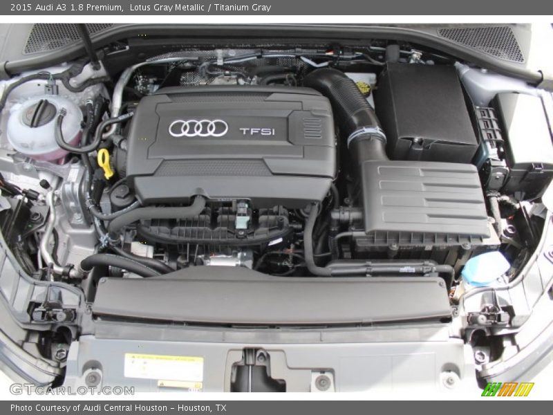 Lotus Gray Metallic / Titanium Gray 2015 Audi A3 1.8 Premium
