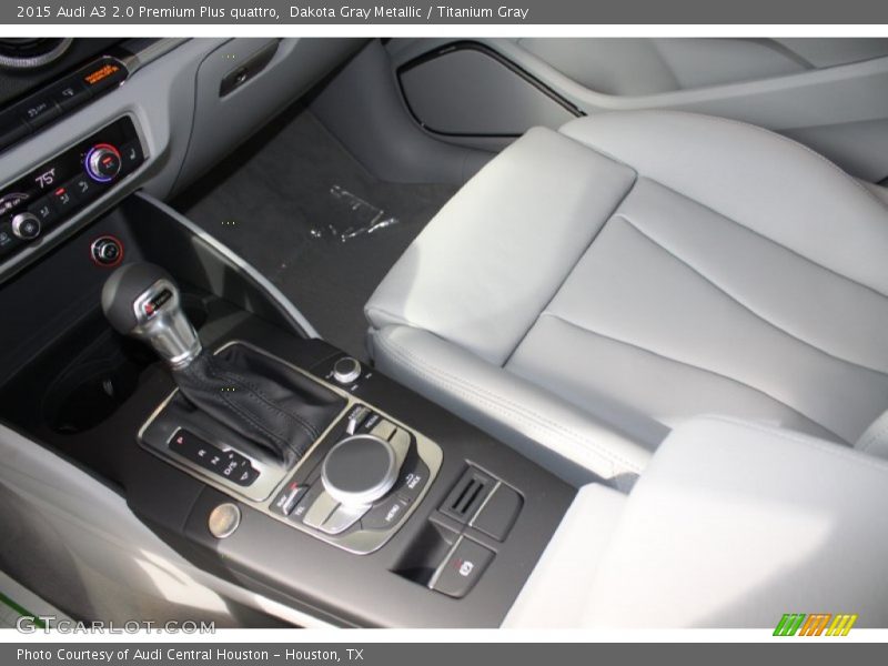 Dakota Gray Metallic / Titanium Gray 2015 Audi A3 2.0 Premium Plus quattro