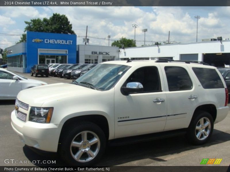 White Diamond Tricoat / Ebony 2014 Chevrolet Tahoe LTZ 4x4