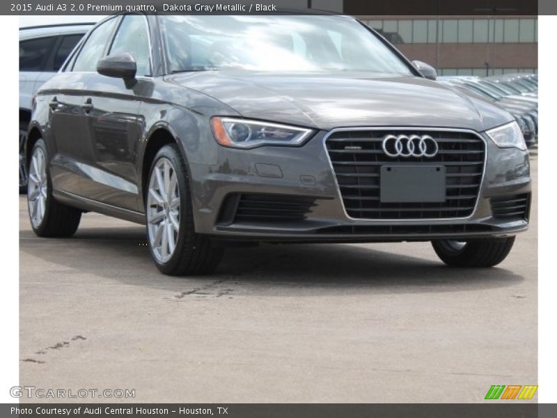Dakota Gray Metallic / Black 2015 Audi A3 2.0 Premium quattro