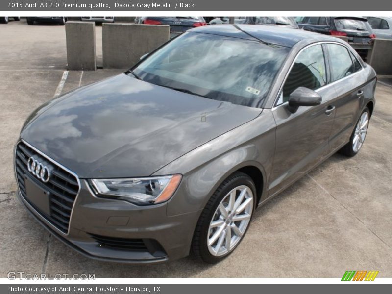 Dakota Gray Metallic / Black 2015 Audi A3 2.0 Premium quattro