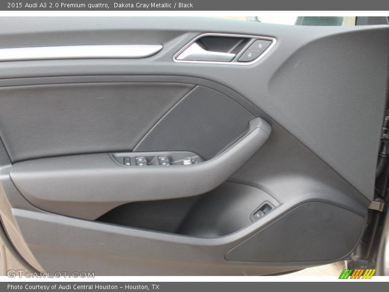 Dakota Gray Metallic / Black 2015 Audi A3 2.0 Premium quattro