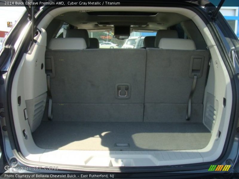 Cyber Gray Metallic / Titanium 2014 Buick Enclave Premium AWD