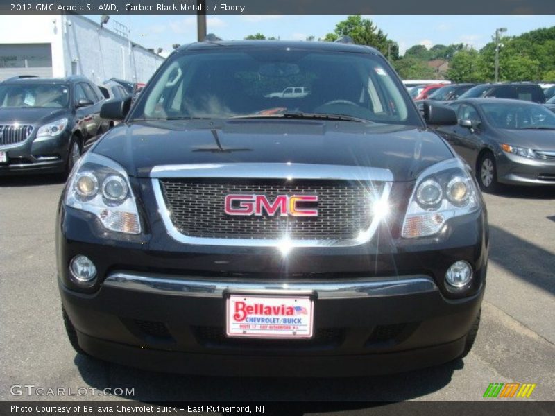 Carbon Black Metallic / Ebony 2012 GMC Acadia SL AWD