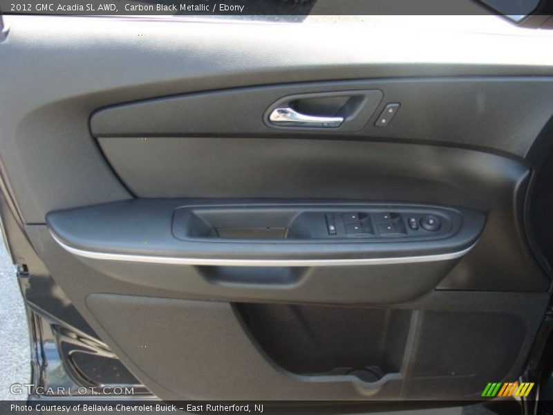 Carbon Black Metallic / Ebony 2012 GMC Acadia SL AWD