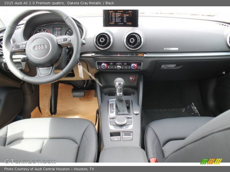 Dakota Gray Metallic / Black 2015 Audi A3 2.0 Premium quattro