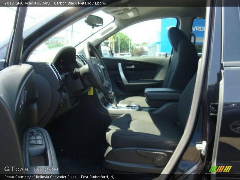 Carbon Black Metallic / Ebony 2012 GMC Acadia SL AWD