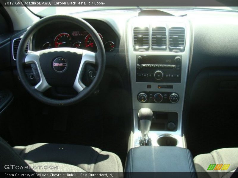 Carbon Black Metallic / Ebony 2012 GMC Acadia SL AWD
