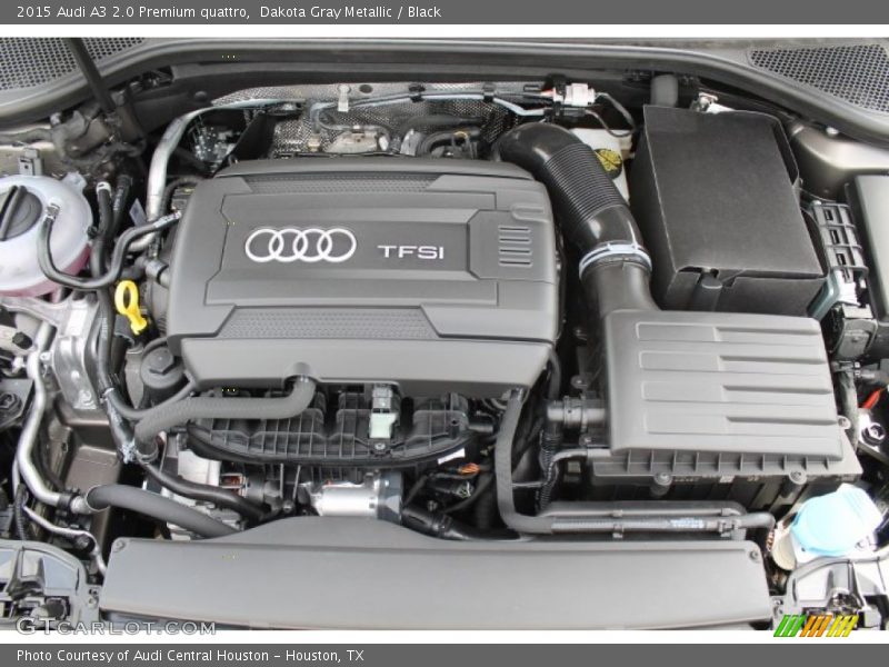 Dakota Gray Metallic / Black 2015 Audi A3 2.0 Premium quattro