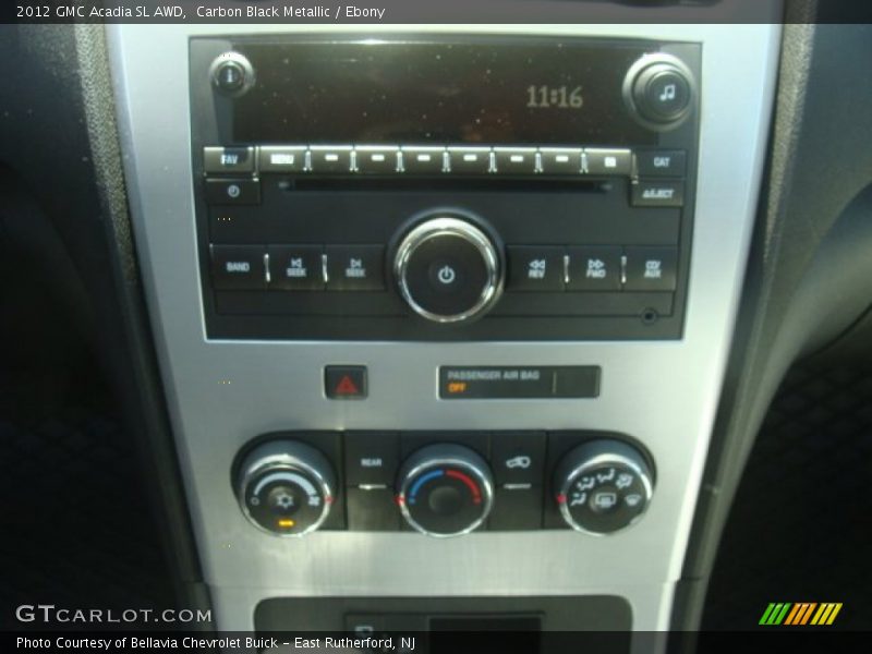 Carbon Black Metallic / Ebony 2012 GMC Acadia SL AWD