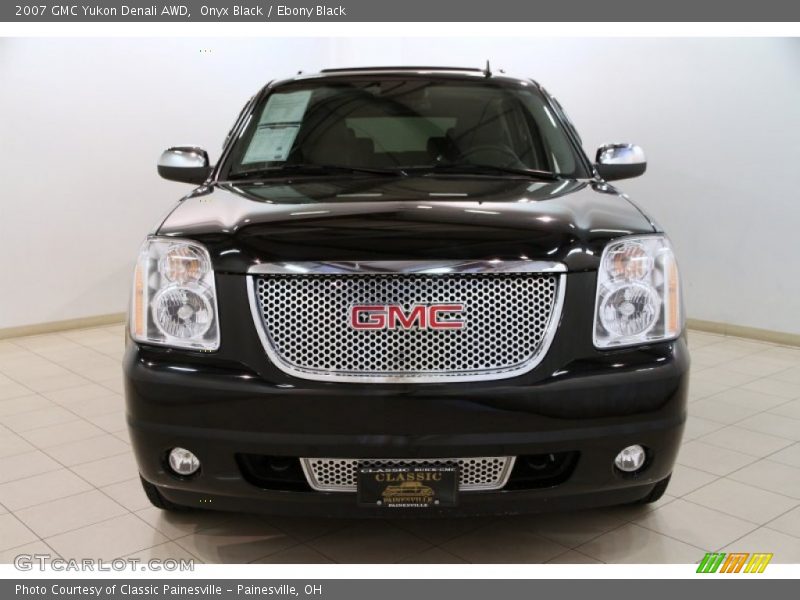 Onyx Black / Ebony Black 2007 GMC Yukon Denali AWD