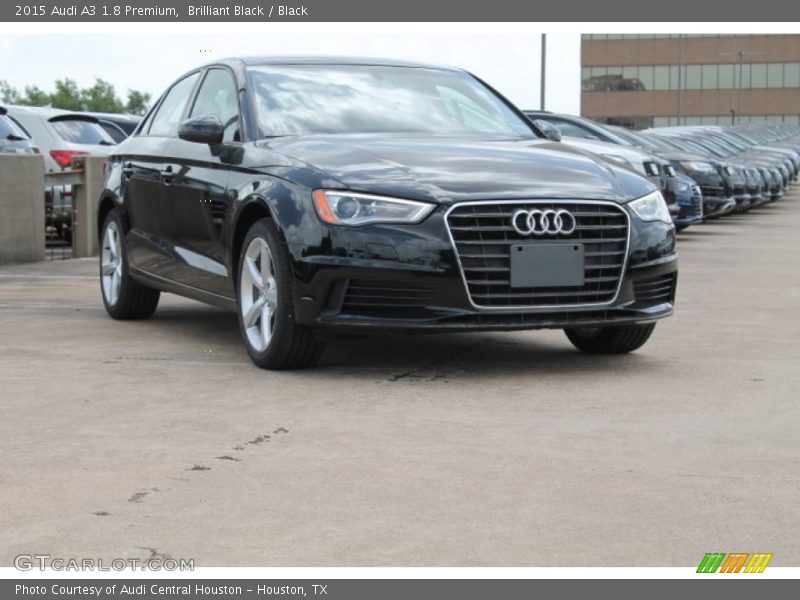 Brilliant Black / Black 2015 Audi A3 1.8 Premium