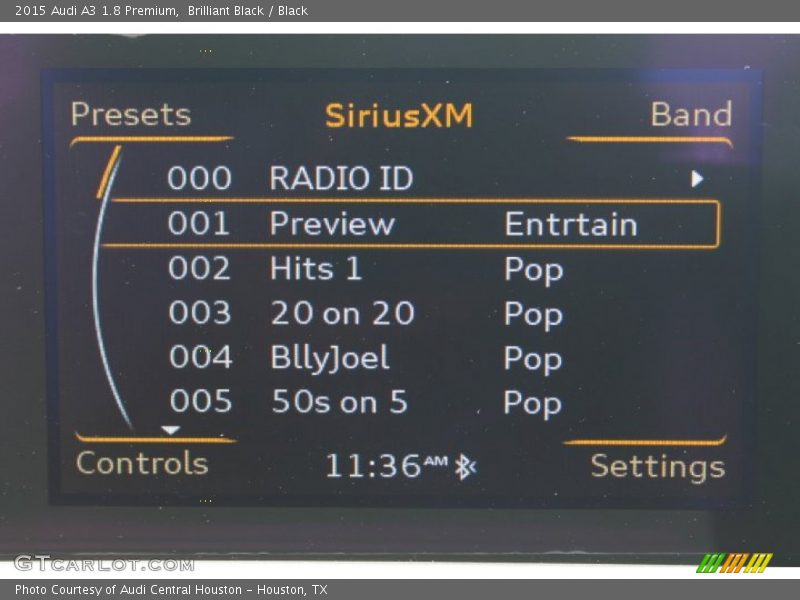 Brilliant Black / Black 2015 Audi A3 1.8 Premium