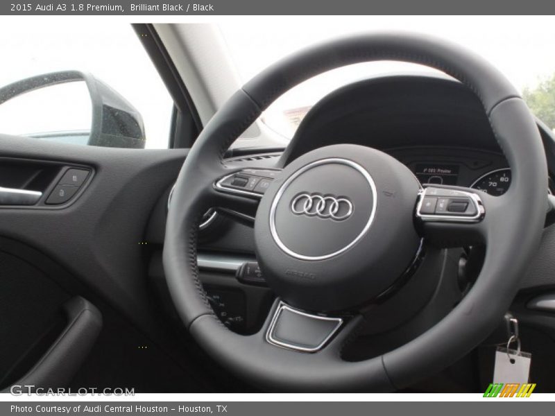 Brilliant Black / Black 2015 Audi A3 1.8 Premium