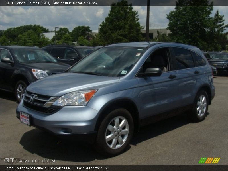 Glacier Blue Metallic / Gray 2011 Honda CR-V SE 4WD