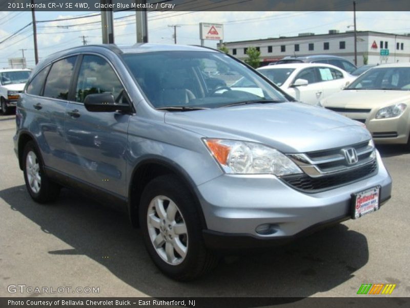 Glacier Blue Metallic / Gray 2011 Honda CR-V SE 4WD