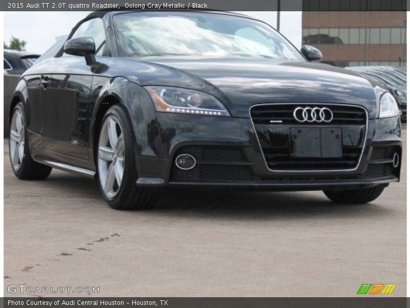 Oolong Gray Metallic / Black 2015 Audi TT 2.0T quattro Roadster
