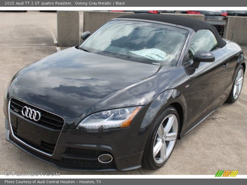 Oolong Gray Metallic / Black 2015 Audi TT 2.0T quattro Roadster