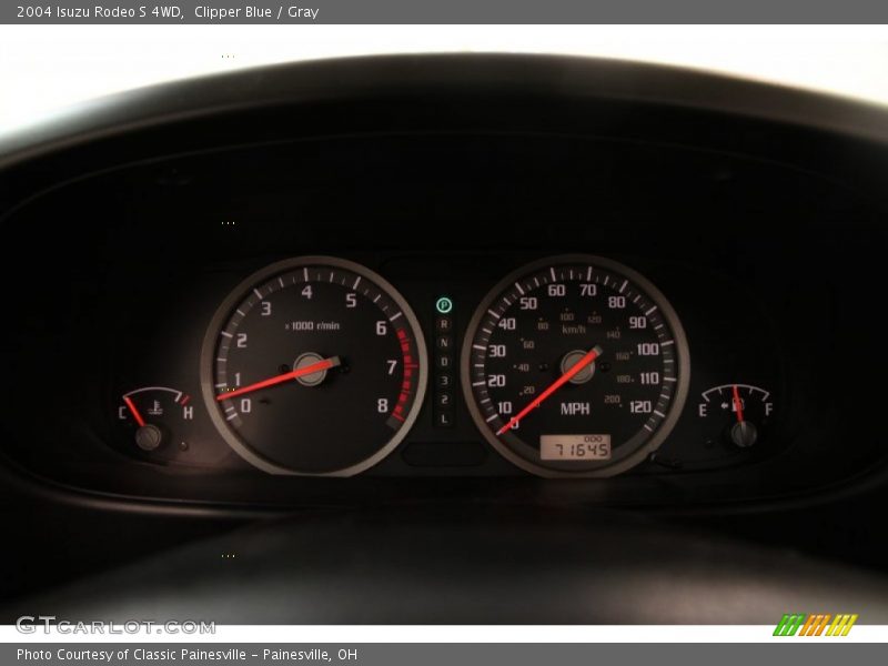  2004 Rodeo S 4WD S 4WD Gauges