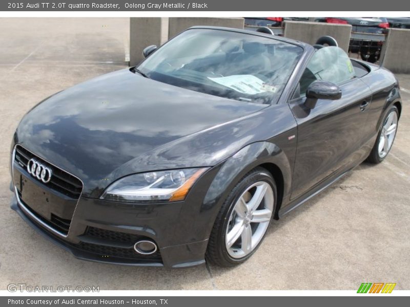 Oolong Gray Metallic / Black 2015 Audi TT 2.0T quattro Roadster